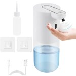 Distributeur savon automatique à fixation murale mousse, distributeur de savon électrique 500mah 400ml ... Distributeur savon automatique à fixation murale mousse, distributeur de savon électrique 500mah 400ml ...