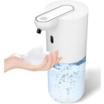 Distributeur savon automatique, 400ml distributeur savon mural, distributeur liquide vaisselle avec capteur ...
