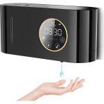 Distributeur de savon automatique 500ml mural, rechargeable par usb capteur infrarouge, 5 niveaux rglables ...