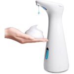 Distributeur de savon automatique mural avec capteur infrarouge, gel douche et savon liquide, design ...