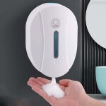 Distributeur de savon automatique mural, distributeur savon mousse (sans per�age), par induction infrarouge ...