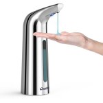 Distributeur savon automatique sans contact 400ml?anti - gaspillage �tanche pompe?4 vitesses r�glables ...