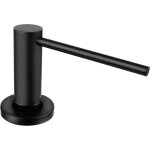 Distributeur de savon encastrable pour cuisine et salle de bain avec pompe en acier inoxydable, flacon ...