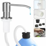 Distributeur de savon encastrable, distributeur savon evier cuisine acier inoxydable, distributeur savon ...