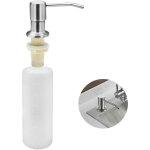Distributeur de savon vier cuisine, distributeur de dtergent encastrable en acier inoxydable de cuisine ...