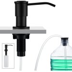 Distributeur de savon int�gr� pour �vier de cuisine avec bouteille de savon de 500 ml et tube d'extension ...