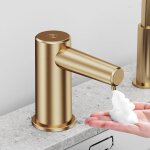 Distributeur de savon pour de lavabo � poser distributeur de savon automatique � induction infrarouge ...