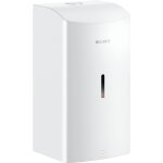 Distributeur de savon liquide �lectronique delabie 0, 5 l en acier inoxydable 1. 4301 blanc