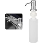 Distributeur savon liquide encastrable avec bouteille 300ml, distributeur savon de mousse evier, distributeur ...
