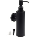 Distributeur de savon mural en acier inoxydable 304 200 ml noir mat distributeur de savon manuel shampooing ... Distributeur de savon mural en acier inoxydable 304 200 ml noir mat distributeur de savon manuel shampooing ...