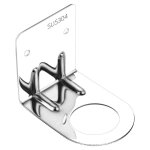Distributeur de savon mural inox, porte distributeur crochet pour cuisine salle de bain, gel douche porte ...