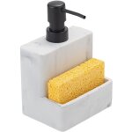 Distributeur de savon avec porte �ponge 2 en 1 pour vaisselle et mains solution pratique pour �vier de ...