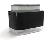 Distributeur de savon  vaisselle avec porte - ponge, distributeur de savon 300 ml pour vier de cuisine, ...