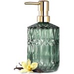 Distributeur de savon en verre transparent avec pompe en plastique abs, distributeur de lotion pour cuisine, ...