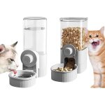 Distributeur suspendu combin nourriture / eau, pour lapin, cobaye, hamster, chat, chien