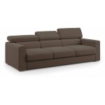 Divani. store - dylan canapé avec pouf amovible à 3 assises en tissu effet coton imperméable t13 240 ... Divani. store - dylan canapé avec pouf amovible à 3 assises en tissu effet coton imperméable t13 240 ...