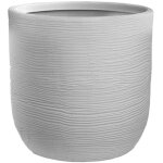 Divina fire - vase en rsine intrieur extrieur pour plantes cylindriques design d. 35x34h raffaello ...