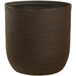 Divina fire - vase en r�sine int�rieur ext�rieur pour plantes cylindriques design d. 35x34h raffaello ...