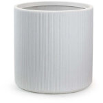 Divina fire - vase en r�sine pour plantes d'int�rieur et d'ext�rieur, design cylindrique rond d. 36x35h ...