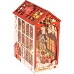 Diy book nook kit noël puzzle 3d bois kit serre livre avec musique et capteur de lumière kit de maison ... Diy book nook kit noël puzzle 3d bois kit serre livre avec musique et capteur de lumière kit de maison ...