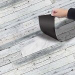 Diy carrelage autocollant de pvc autocollant, couleur de mod�le de carreaux de sol de style de motif ...