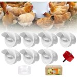 Diy mangeoire poules 7 ports, abreuvoir poussin automatique, mangeoire � volaille gravit� kit pour seaux ...