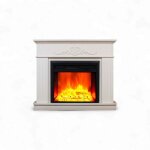 Dlc home chemin�e �lectrique ? fabienne ? 1800 w ? effet flamme r�aliste ? chauffage 17 � 27 �c ? bluetooth ...