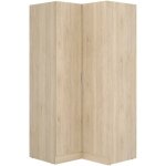Dmora - armoire dcipo, meubles d'angle pour chambre à coucher, armoire d'angle avec 2 portes battantes, ... Dmora - armoire dcipo, meubles d'angle pour chambre à coucher, armoire d'angle avec 2 portes battantes, ...