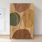 Garde - robe 3 portes samh, meubles de chambre, penderie de plain - pied, placard � v�tements, 120x48h189 ...