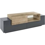 Dmora - meuble tv dlodrin, buffet bas de salon avec 2 portes, base meuble tv, 100% made in italy, 160x45h51 ...