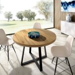 Dmora - table extensible dazz, console extensible ronde, table à manger polyvalente ovale, 110 / 158x110h77 ... Dmora - table extensible dazz, console extensible ronde, table à manger polyvalente ovale, 110 / 158x110h77 ...