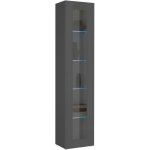 Dmora - vitrine dndi, buffet avec 1 porte avec étagères en verre, meuble de salon polyvalent, 100% made ... Dmora - vitrine dndi, buffet avec 1 porte avec étagères en verre, meuble de salon polyvalent, 100% made ...