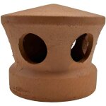 Lanterne rouge chapeau ventilation tuile douille passage d 100 mm