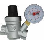Ahlsen - dn15 reducteur de pression d'eau regulateur de pression eau avec manomtre 1 / 2 pouce (dn15) ...