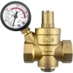 Houhence - reducteur de pression eau dn20 3 / 4 pouce avec manometre pression eau, fabriqué 100% en laiton ... Houhence - reducteur de pression eau dn20 3 / 4 pouce avec manometre pression eau, fabriqué 100% en laiton ...