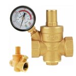 Dn20 rducteur de pression d'eau rglable en laiton avec manomtre manomtre, rducteur de pression d'eau ...