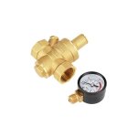 Snq - dn20 vanne de réduction de pression d'eau réglable en laiton avec manomètre compteur de pression, ... Snq - dn20 vanne de réduction de pression d'eau réglable en laiton avec manomètre compteur de pression, ...