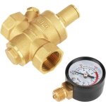 Aougo - dn20 vanne de réduction de pression d'eau réglable en laiton avec manomètre compteur de pression, ... Aougo - dn20 vanne de réduction de pression d'eau réglable en laiton avec manomètre compteur de pression, ...