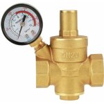 Fitags - dn20 vanne de rduction de pression d'eau rglable en laiton avec manomtre compteur de pression, ...