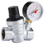 Dn20 vanne de réduction de pression d'eau réglable avec manomètre compteur de pression, reducteur de ... Dn20 vanne de réduction de pression d'eau réglable avec manomètre compteur de pression, reducteur de ...