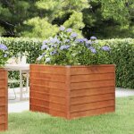The living store - lit surélevé de jardin rouillé 100x100x77 cm acier corten - jardiniere - bac acier ... The living store - lit surélevé de jardin rouillé 100x100x77 cm acier corten - jardiniere - bac acier ...