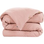 Dock avenue - housse de couette gaze de coton 260x240 cm gaia rose pêche Dock avenue - housse de couette gaze de coton 260x240 cm gaia rose pêche