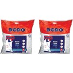 Dodo - lot de 2 oreillers toucher peau de p�che - 60 x 60 cm - doux duo