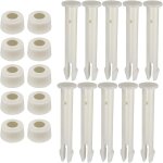 Dolaso - 10 pièces goupilles en plastique pour intex round metal frame pools pièces de rechange pour ... Dolaso - 10 pièces goupilles en plastique pour intex round metal frame pools pièces de rechange pour ...