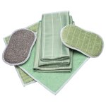 Lot de 6 chiffons bambou microfibres - nettoyer et lustrer toutes les surfaces lisses et fragiles - vitre, ... Lot de 6 chiffons bambou microfibres - nettoyer et lustrer toutes les surfaces lisses et fragiles - vitre, ...