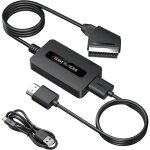 Dolaso - convertisseur péritel vers hdmi avec câbles hdmi et péritel, convertisseur scart vers hdmi, ... Dolaso - convertisseur péritel vers hdmi avec câbles hdmi et péritel, convertisseur scart vers hdmi, ...