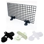 Dolaso - grille aquarium, diviseur d'aquarium en plastique, sparateurs d'aquarium, 4 pices aquarium ...