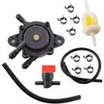 Kit de pompe à carburant + robinets d'essence + filtre + tuyau + pinces pour honda gc135 gc160 gc190 ... Kit de pompe à carburant + robinets d'essence + filtre + tuyau + pinces pour honda gc135 gc160 gc190 ...