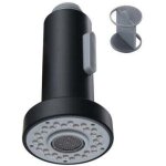 Dolaso - noir douchette pour robinet cuisine douchette 2 modes t�te robinet cuisine douchette remplacement ...