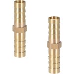 Dolaso - pack de 2 tuyaux en laiton raccord cannel� droit 8 mm pour air, eau, gaz, huile